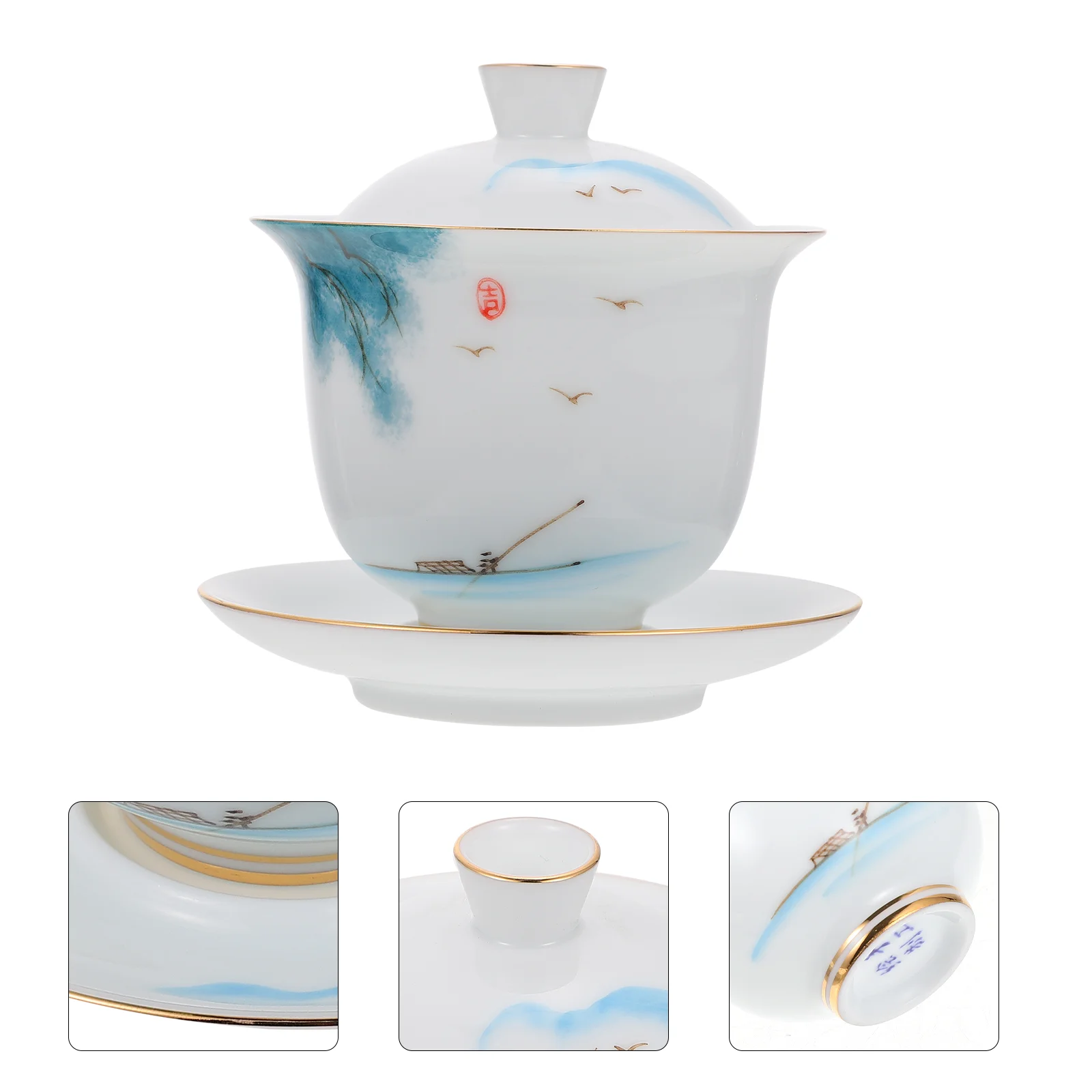 

1 Набор, чайная чашка, керамический чайник, керамическая чайная посуда с крышкой, чайный горшок большой емкости