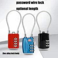 combination lock portable lock wire lock door lock locker outdoor use home security portable door lock for travel door leverlock