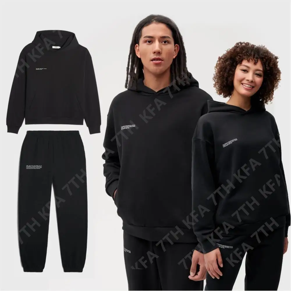 

100% Cotton Hoodies Track Pants Women 2 Piece Tracksuit Female Sets brand Sweatshirts Sweatpants Autumn Sweatsuits Casual Suits