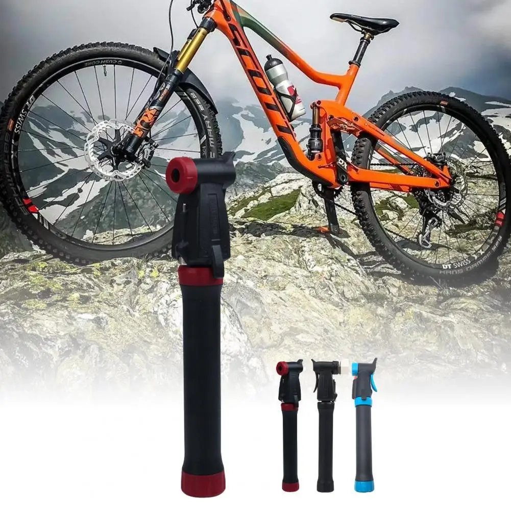 

Pump Practical Wear-resistant Multi-purpose Bicycle Pump Carabiner Design Multifunctional Bike Pump