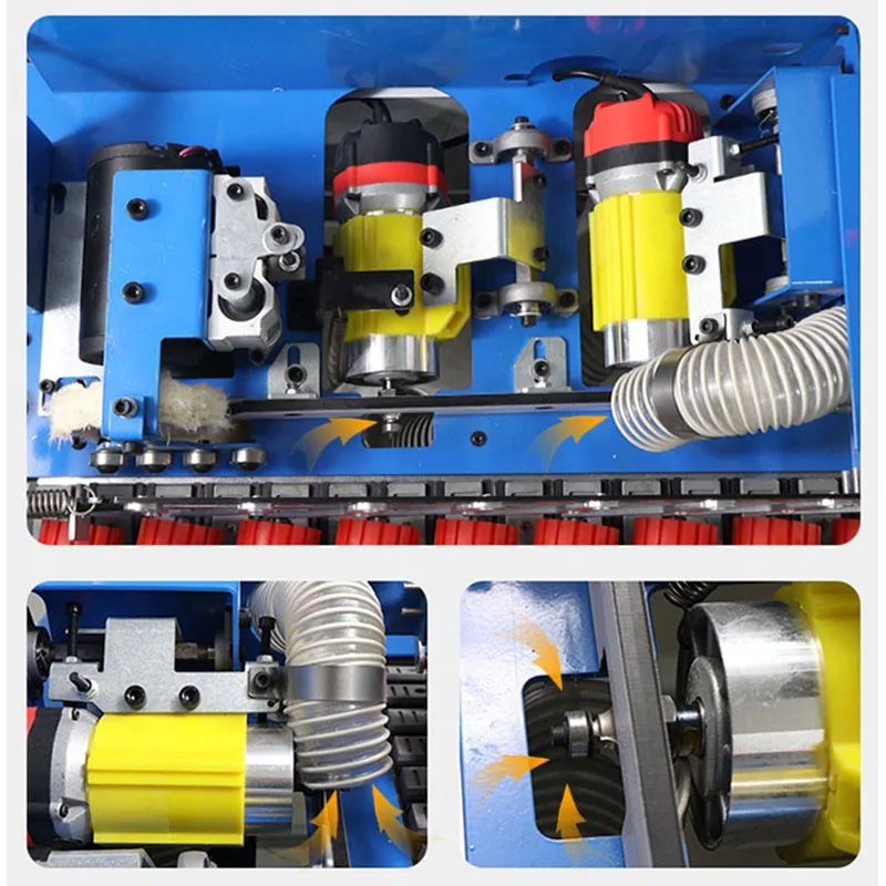 Ручная деревянная ПВХ кромкооблицовочная машина с режущей кромкооблицовочной