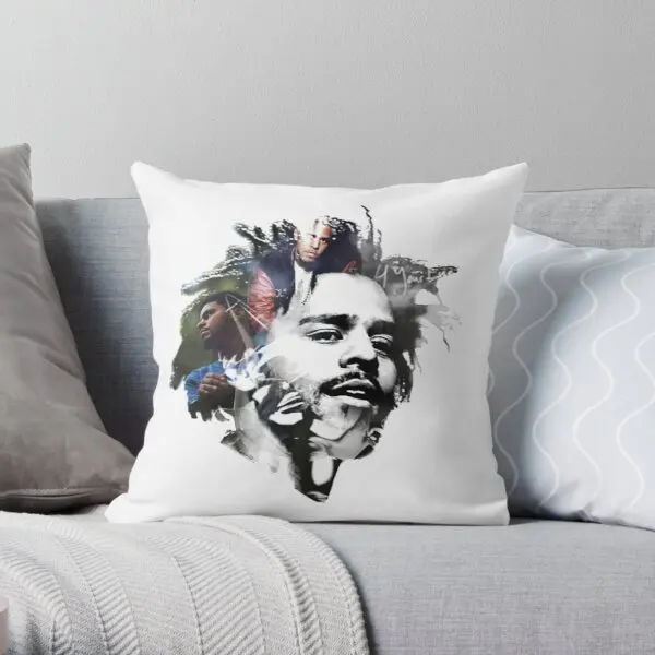 

J Cole Printing Throw Pillow Cover Office Cushion Soft Wedding Throw Fashion Comfort Bedroom Home Hotel Pillows not include