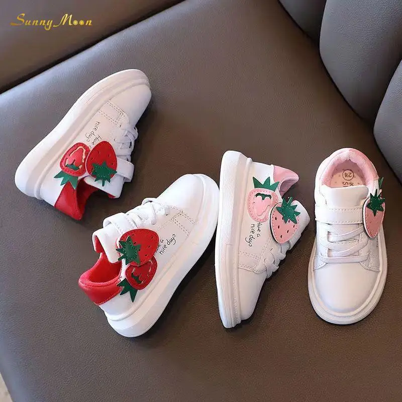 

Baby Girl Four Seasons Infant Toddler Child Synthetic Leather Cute Casual Soft Sole Breathable Low Top All The Board Shoes 3-7Y