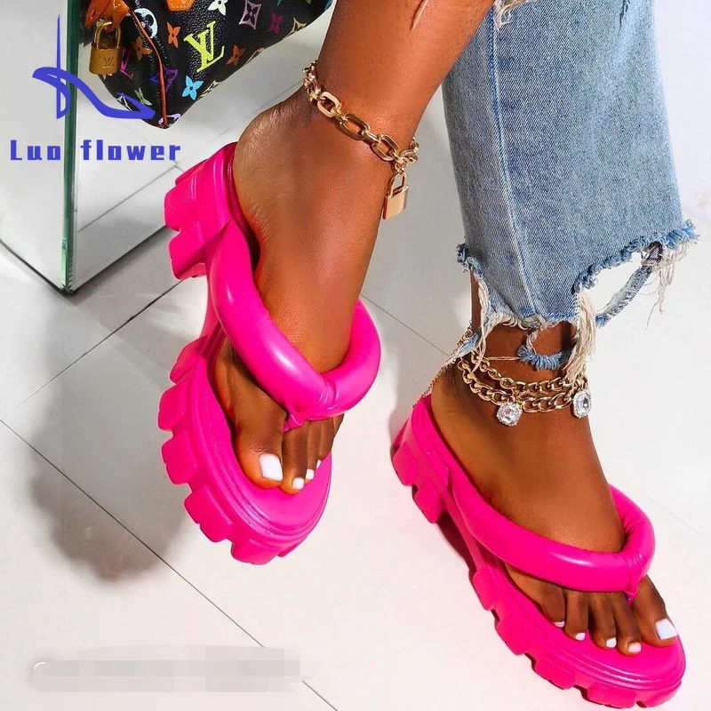 

Женские босоножки в римском стиле, классические шлепанцы на высоком каблуке, с открытым носком, кожаные сандалии больших размеров, лето 2022