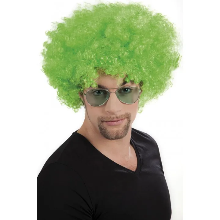 

Зеленый цвет кудрявый афро бонус Toupee