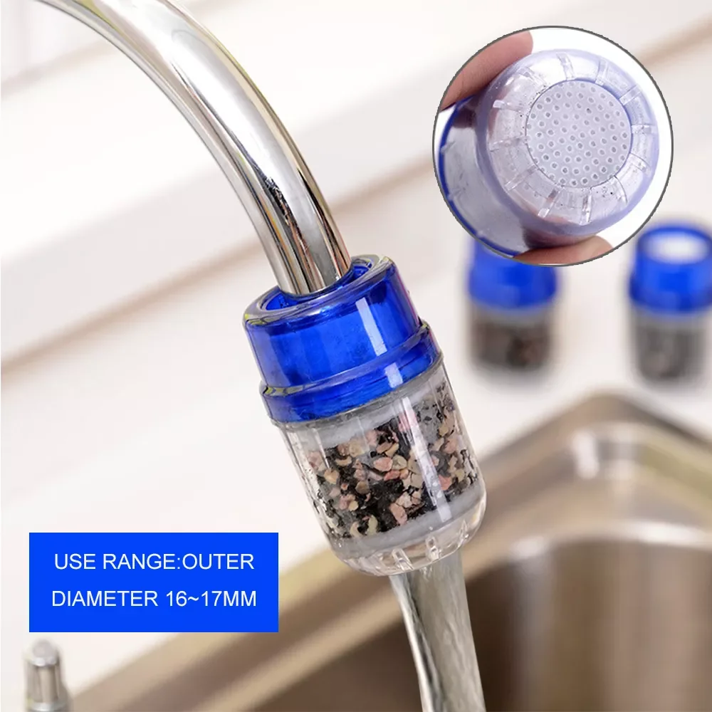 

Mini Water Filter Household Activated Carbon Self Cleaning Filtration Faucet Purifier Sink Filter Cartridge Kitchen Accessories