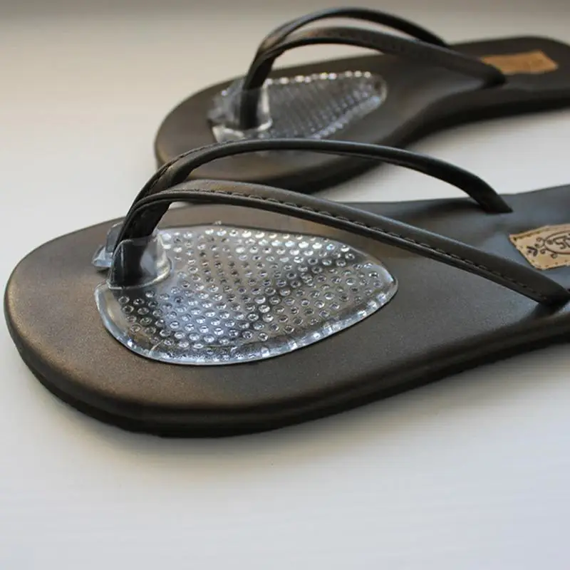 

1 Pair Silicon Gel Shoes Inserts shoe-pad Cushion non-slip Toe Massage flop Separator Sandals Flip-flop D6F7