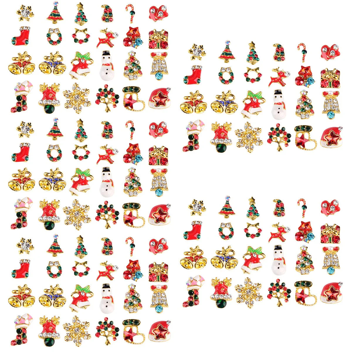 

120 Рождественская тема подвески для ногтей ювелирные изделия маникюр