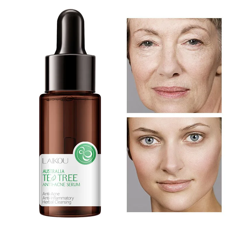 Сыворотка для лица сыворотка против акне отбеливающая эссенция чайного дерева