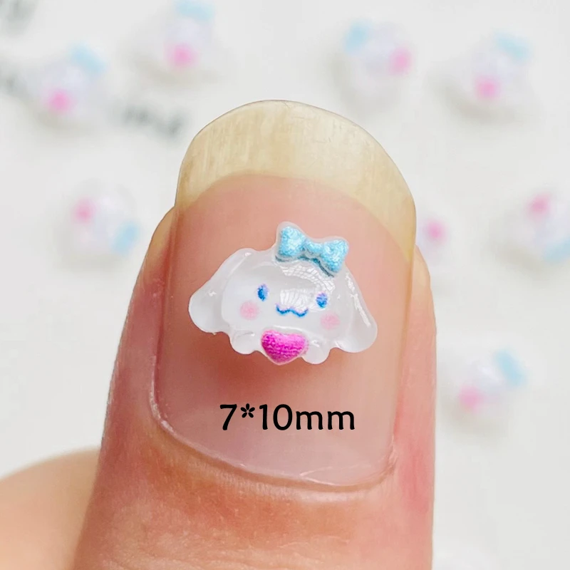 

30pcs Kawaii Cartoon Ice Transparent Puppy Resin Scrapbook DIY Fashion Jewelry Nail Enhancement Decoration Hair Clip Accessories