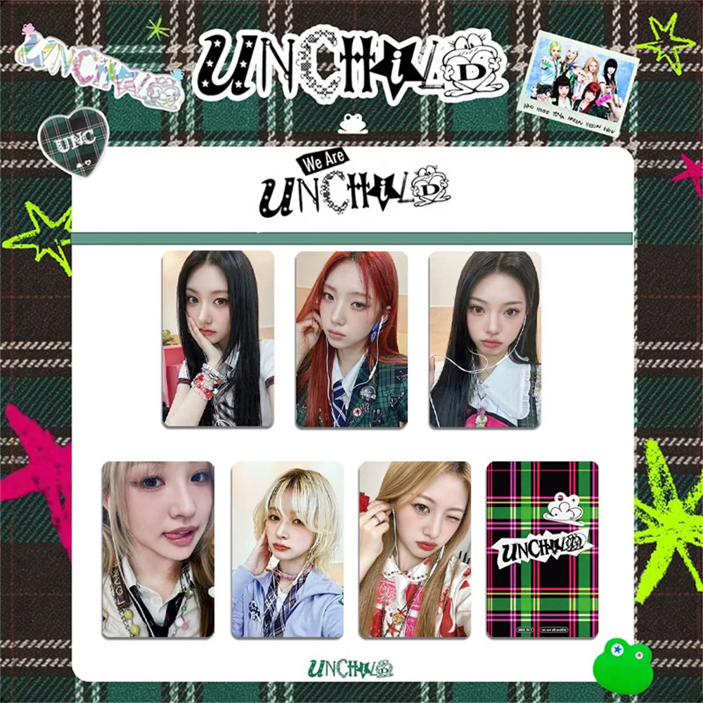 Набор из 6 фотокарточек UNCHILD для косплея, HD LOMO-карточки UNCHILD с YEEUN, HEEKIE, TINA, AKO, EVON, HAEUN, подарок для фанатов косплея (art.: 3920da76b7fdf) - 3920da76b7fdf