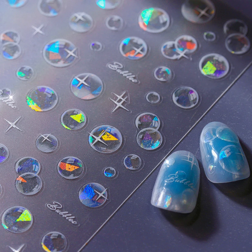 Блестящие лазерные пузырьки мечты звезды ракушки морские звёзды золотой рыбки