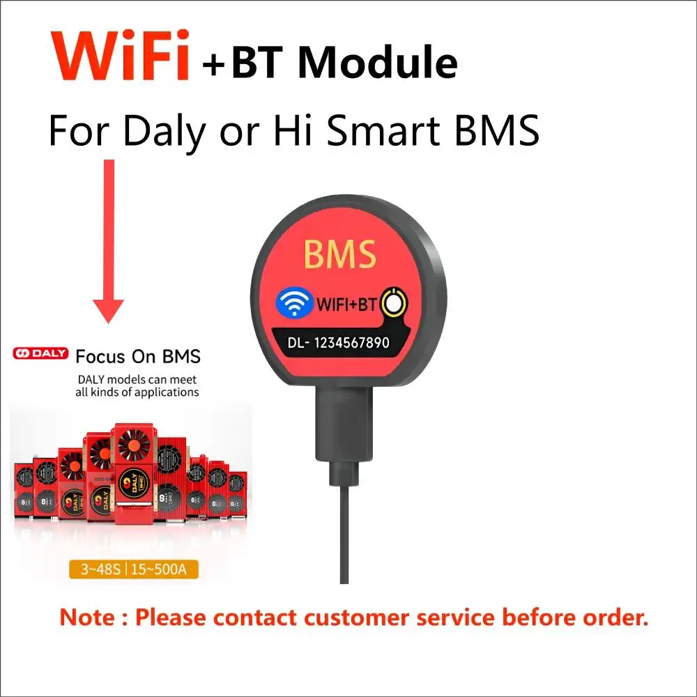 

Модуль Daly BMS WiFi для удаленного монитора Smart BMS Uart-port