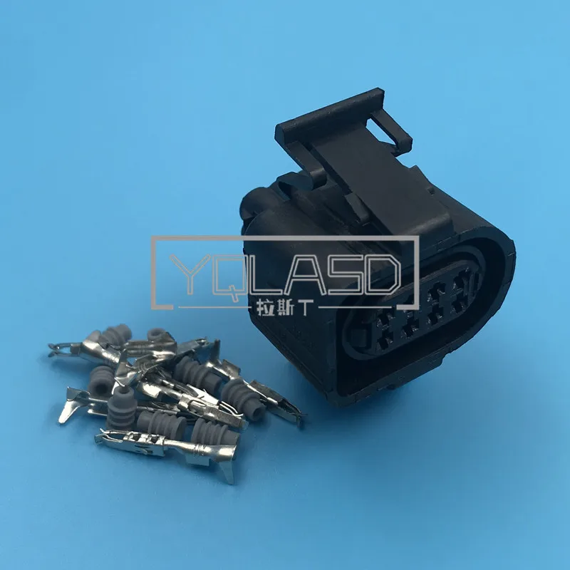 Водонепроницаемый автомобильный разъем дроссельной заслонки, 8 каналов, 1,5 мм, 3A097371, 4 шт., коннектор для электрического провода 3A0 973 714 для VW Audi