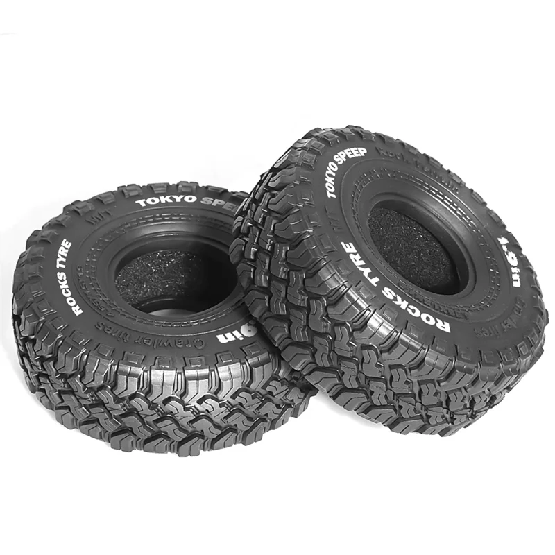 Фото FBIL-4Pcs 1,9-дюймовые резиновые шины 116 мм для 1/10 Rock Track Redcat Scx10 Ii Axial Yikong D90 Trx4 Trx6 Rc автомобильная шина №4