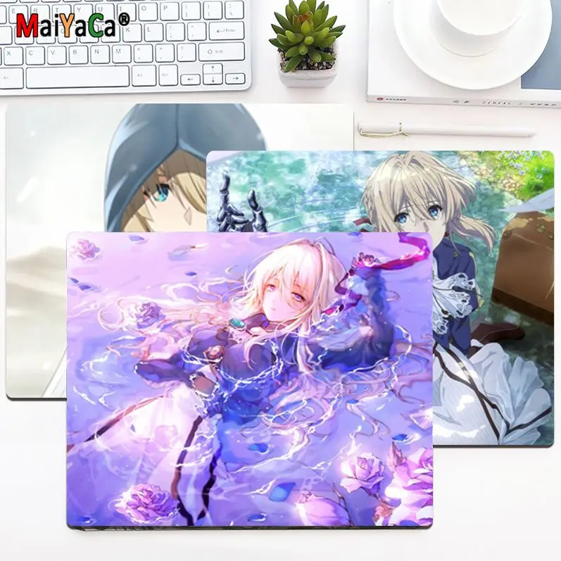

MaiYaCa Boy Gift Pad Violet Evergarden Laptop Computer Mousepad Top Selling Wholesale Gaming Pad mouse