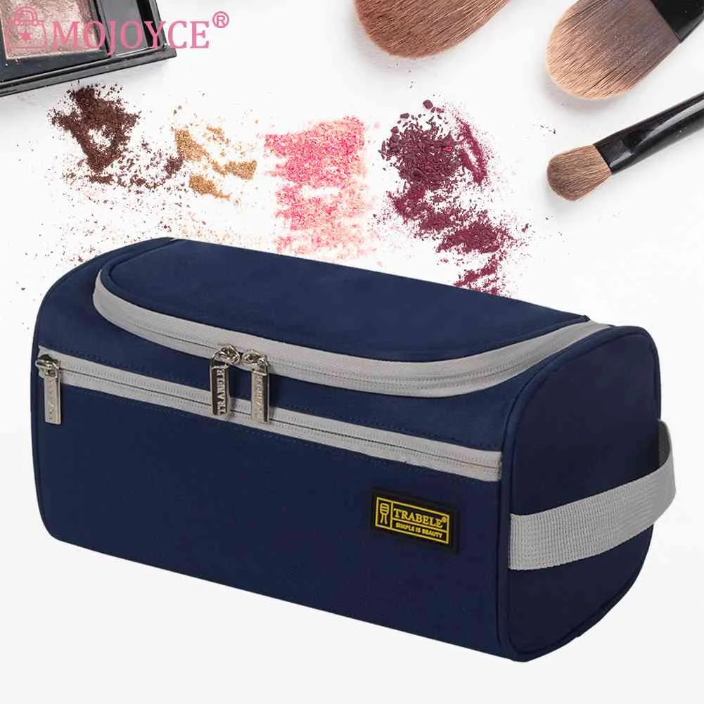 

Водонепроницаемая косметичка из ткани Оксфорд, вместительный портативный простой крючок для косметики, Повседневная модная сумка на молни...