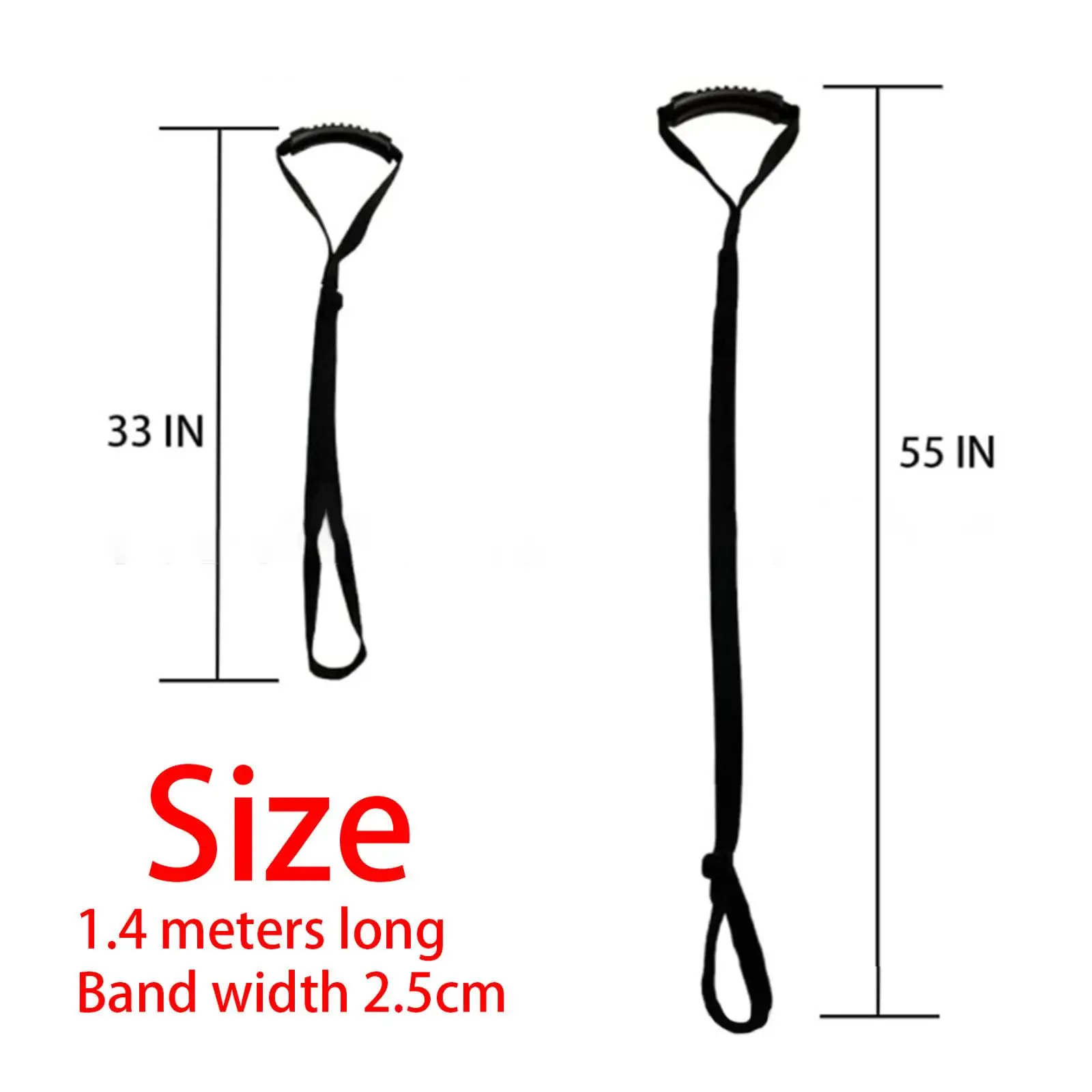 Kayak Stand up Assist Strap Canoe Drag Adjustable 33-55 Inches Strong Handle Dragging Accessories Pull