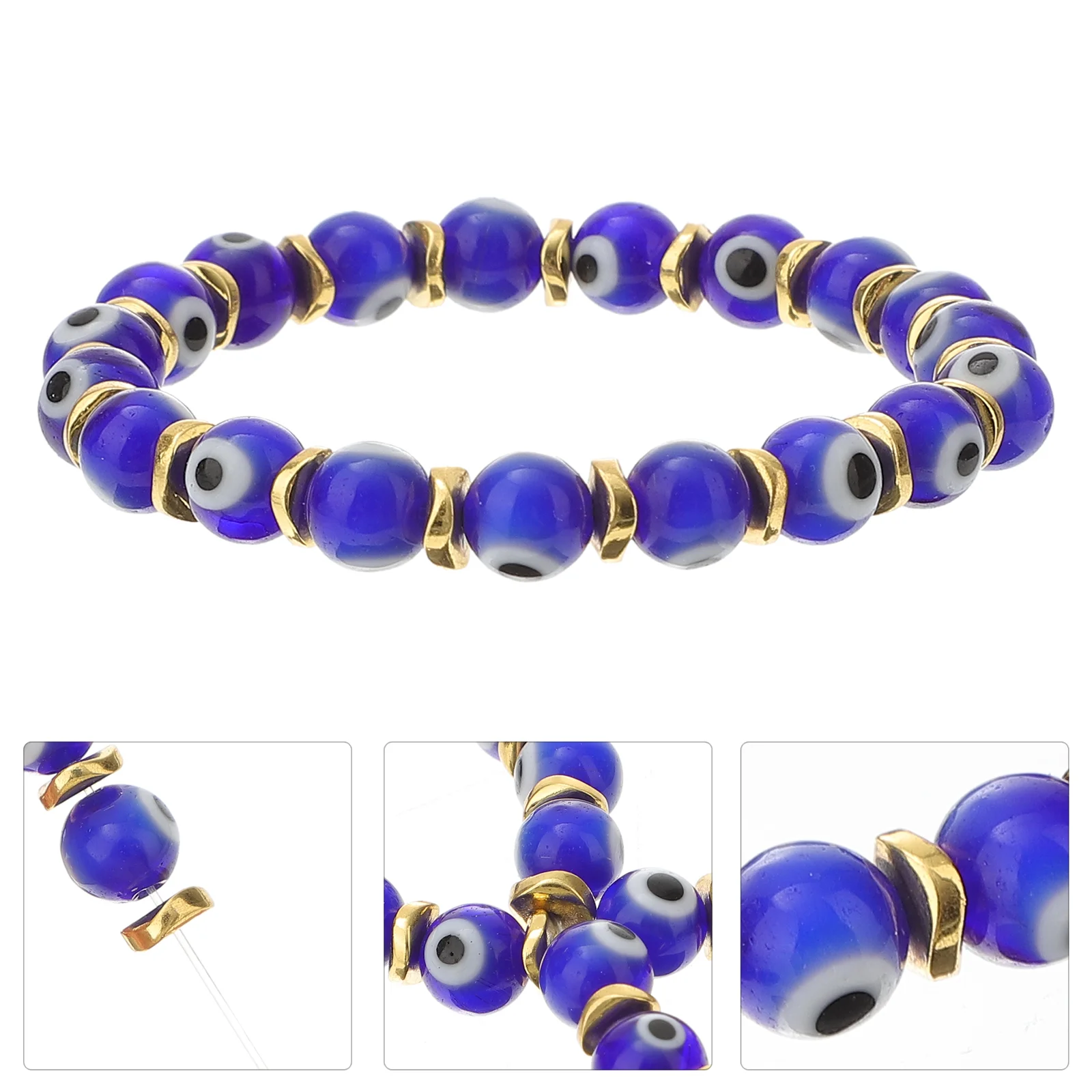 Браслет от сглаза подарок ювелирные аксессуары синие женские браслеты из бисера