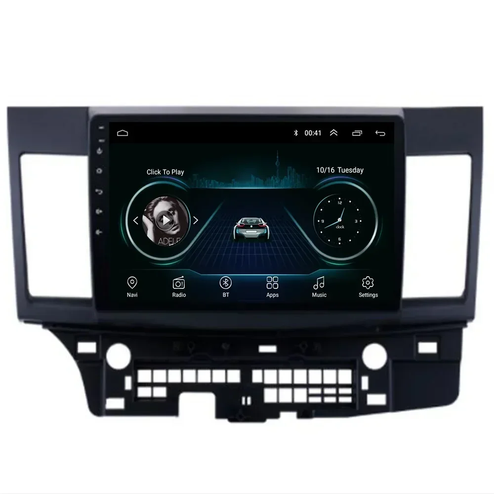 Автомобильный DVD-мультимедийный плеер Android 13.0 для MITSUBISHI LANCER 2007-2050 9X с GPS-радио