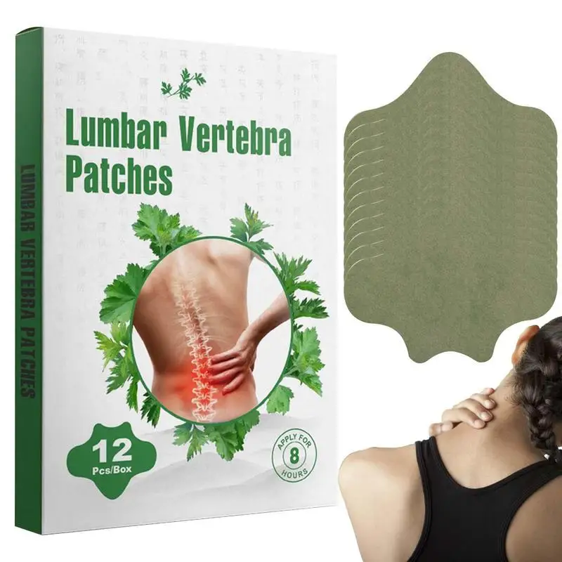 

12PCS Health Knee Relief Patches Kit Knee Joint Discomfort Plaster Chinese Wormwood Extract Sticker For Joint Ache Herbal