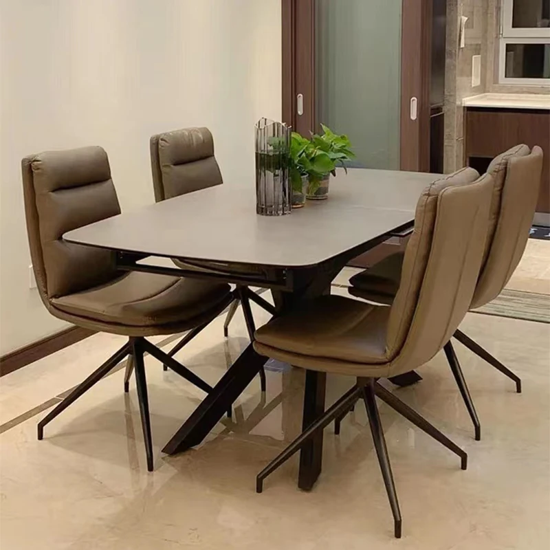 

Luxury Accent Dining Chairs Living Room Balcony Comfortable Restaurant Dining Chairs Relax Vanity Silla Comedor Furniture BL50CY