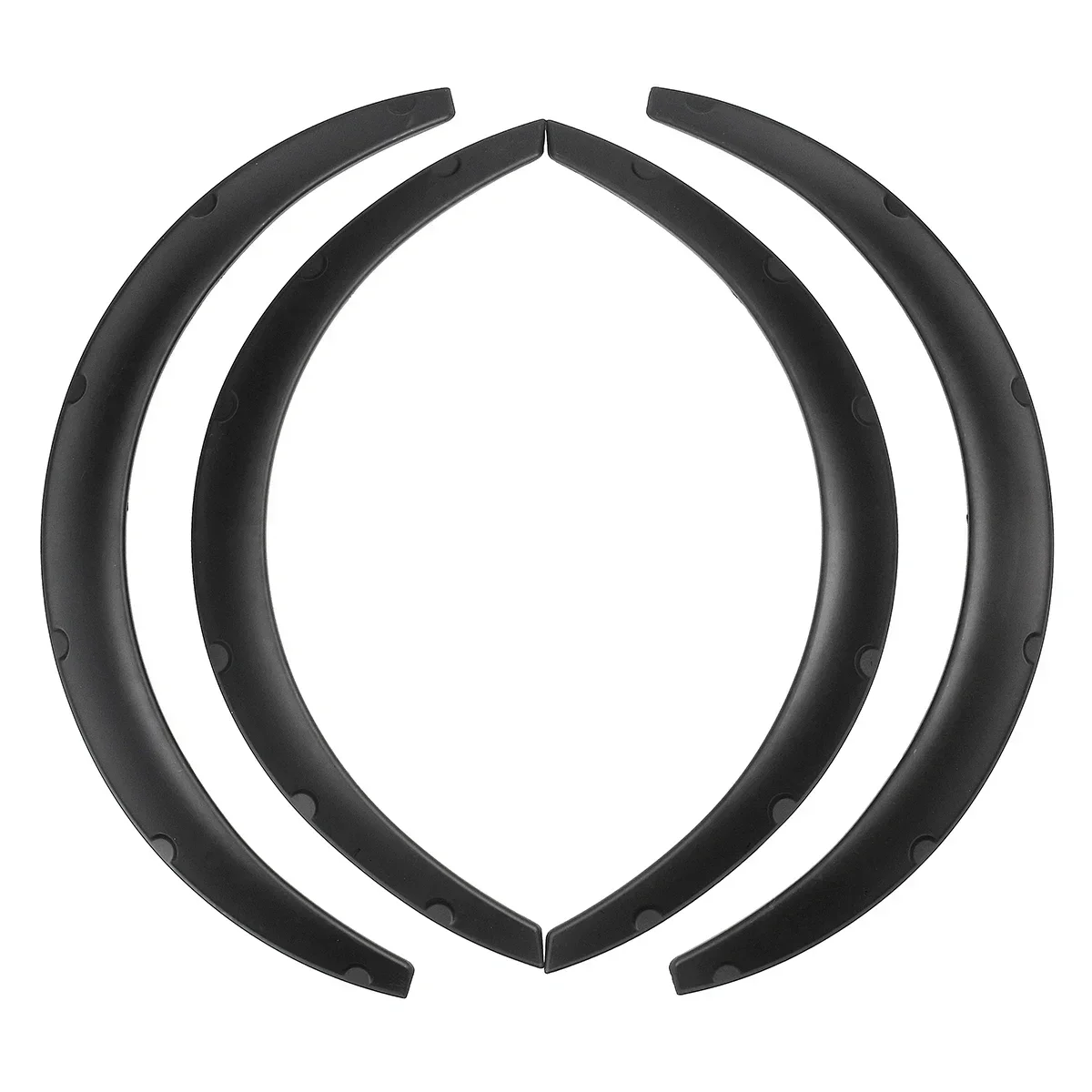 Универсальные 4 шт. гибкие Автомобильные Брызговики на колеса накладки крылья