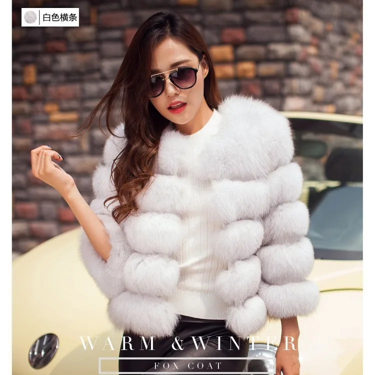 Fur New Fur Women's Coat Short Wool Splice Casual Versatile Artificial Fur