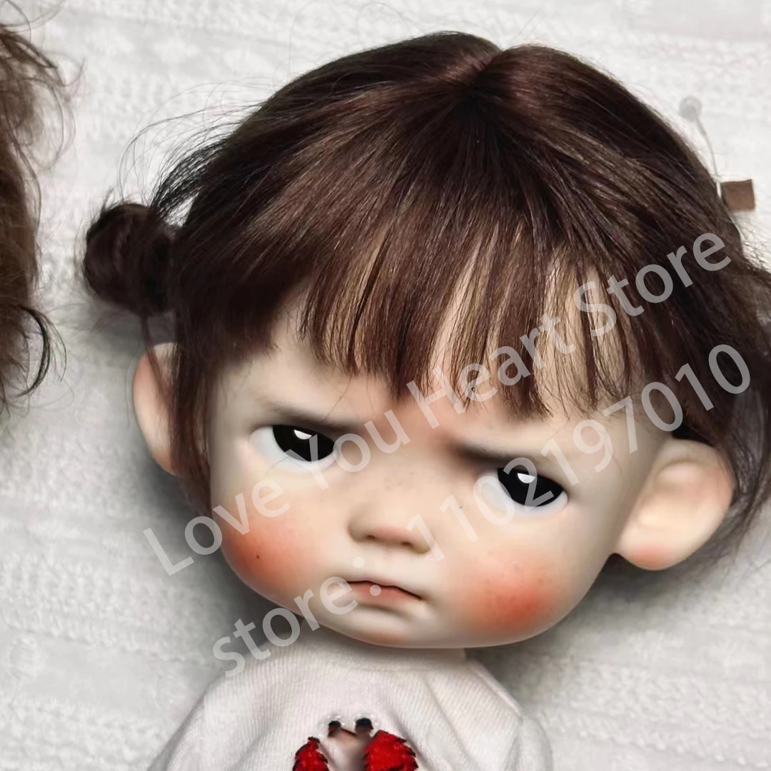 Фото Новая кукла BJD 1/6 с большой головой из смолы, очаровательная кукла для женщин, без макияжа, игрушки, подарки. №1