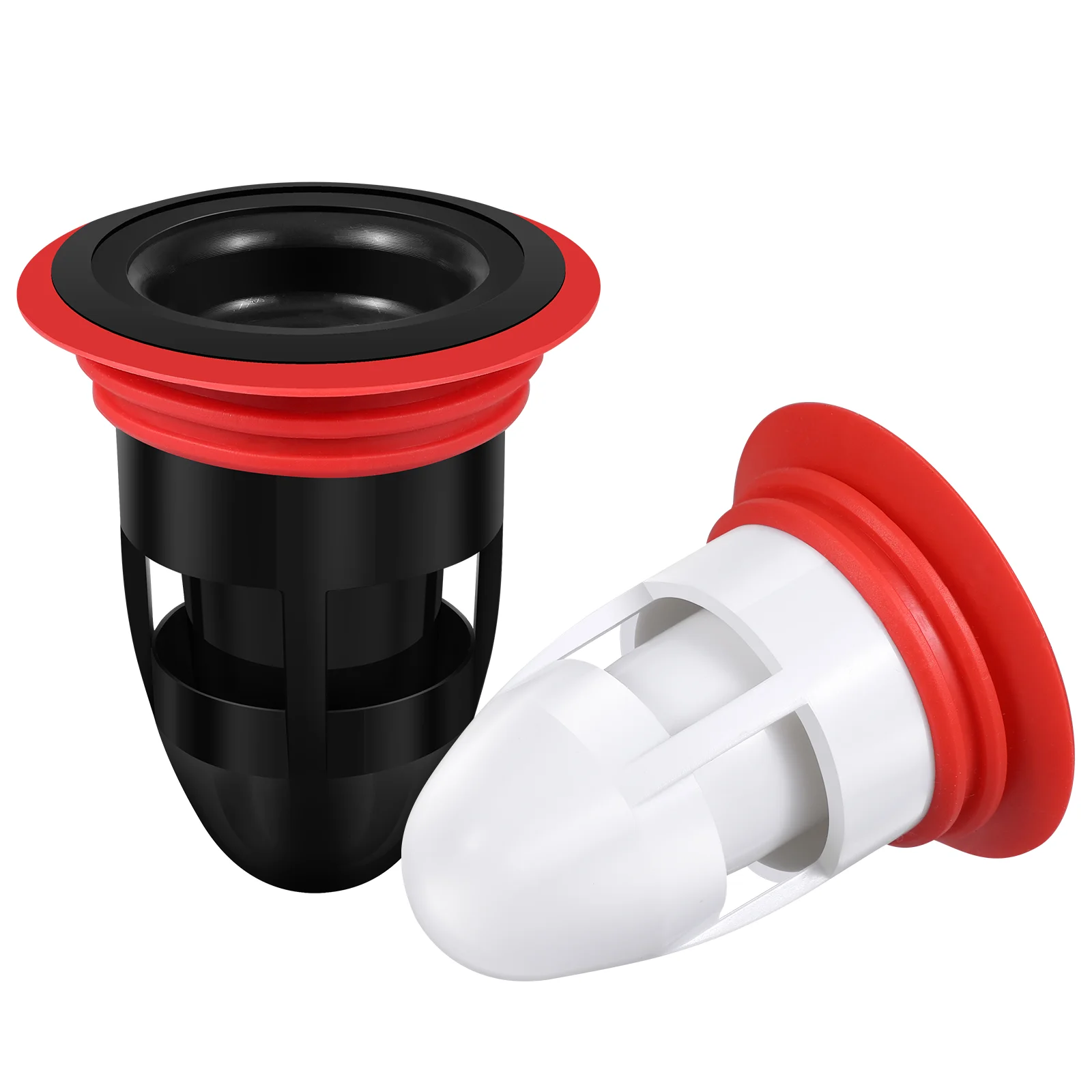 

2 Floor Drainer Household Portable Drain Cover Drain Hair Stopper for Washroom Home Toilet