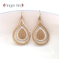 fashion simple alloy jewelry drop shape exquisite earrings wholesale