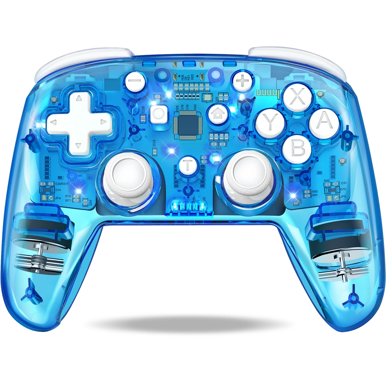 

Support Bluetooth Wireless Gamepad for Nintendo Switch OLED Console Game Pro Controller for NS/Switch Lite with 9 LED Backlight
