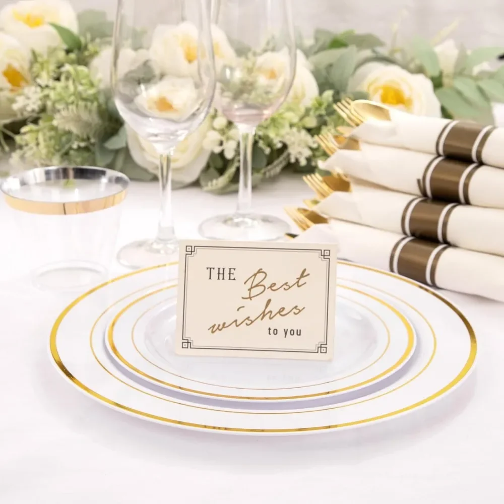 Принадлежности для вечеринок набор столовых приборов свадебной вечеринки