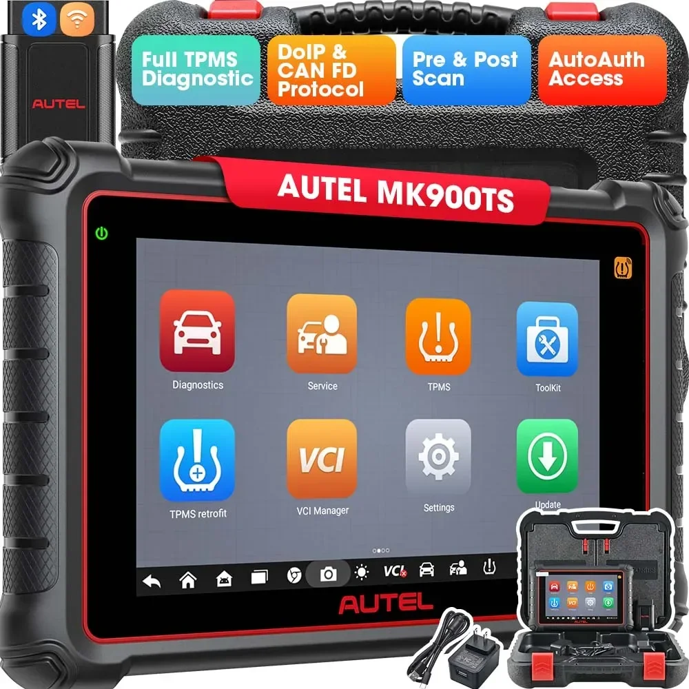 Фото Autel maxicom mk900ts mk900-ts с мощной полной системой tpms двунаправленного управления Автомобильные диагностические инструменты сканер для автомобиля №2