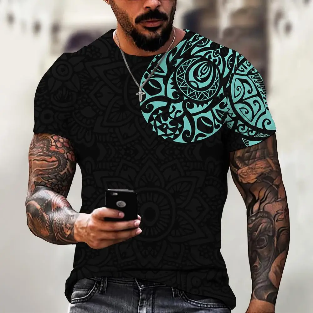 

Футболка мужская с винтажным принтом, уличная одежда, тотем, 3d футболки, черные мужские топы, футболка оверсайз, повседневный пуловер в стил...