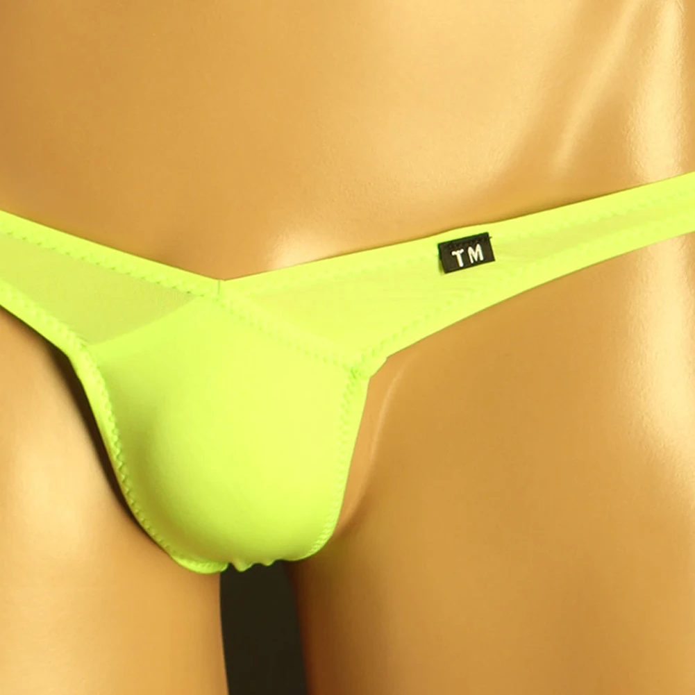 

Men's Micro Beachwear Undies Thong Smooth T-back Sexy Briefs 2022 Male Youth Seamless Soft G-string Jockstrap Tangas Underwear
