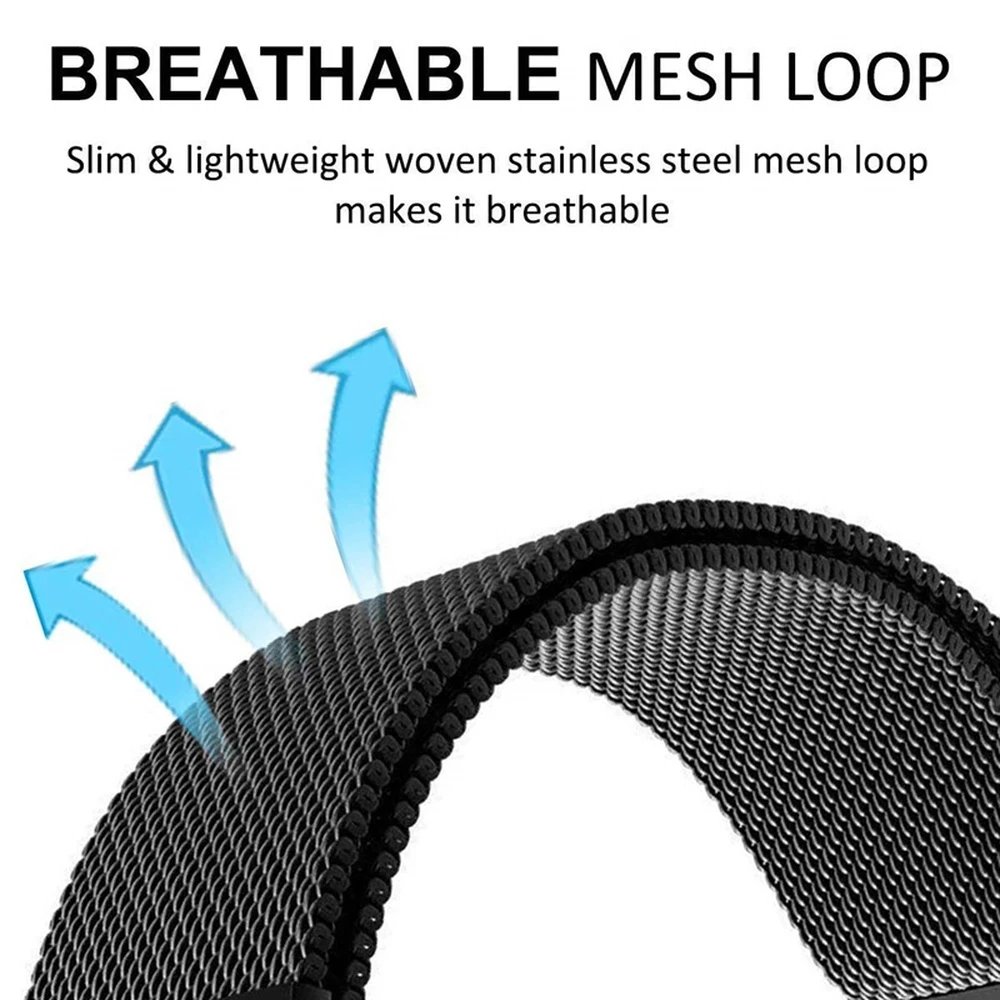 Magnetic Milan Metal Strap For Amazfit GTR3 Pro Watch Band Bracelet For Xiaomi Amazfit GTR2 2e 47mm 42mm Pace Stratos 3 2