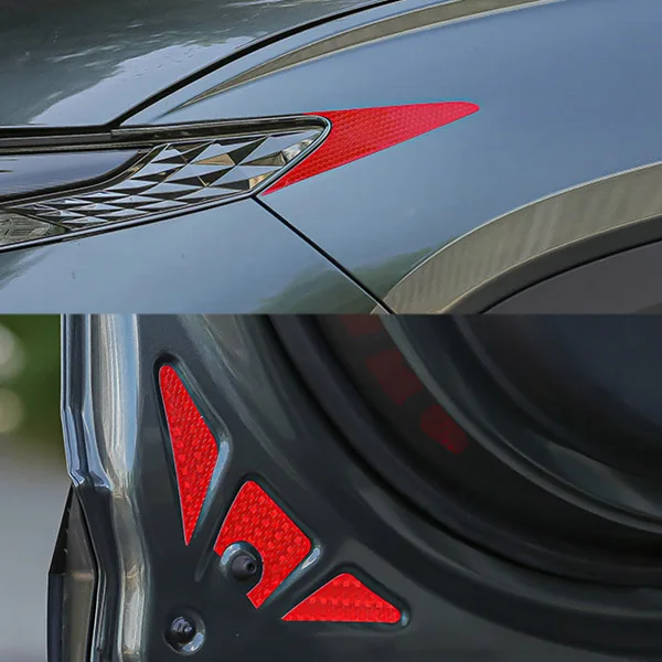 

Светоотражающая Предупреждение йка на переднюю светильник автомобиля для Hyundai Tucson NX4 2021 2022