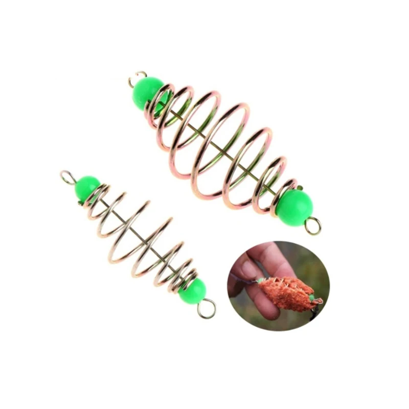 

10 шт./лот рыболовный крючок, рыболовная приманка, ловушка для приманки, клетка для фидерной ловли, крючок, рыболовные аксессуары, пружины из ...