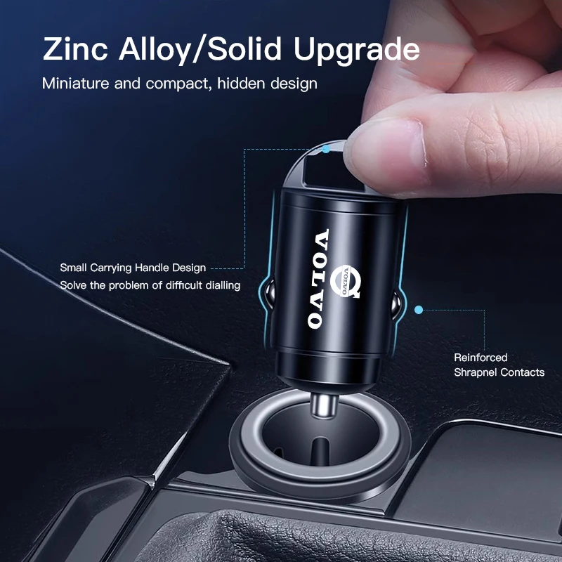 100 Вт QC3.0 PD Мини Автомобильное зарядное устройство быстрая зарядка автомобильное