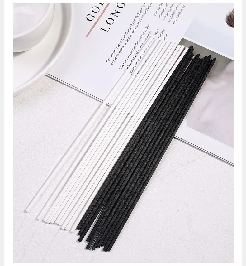 

10 шт., сменные палочки для диффузора из ротанга, 8 х3 мм