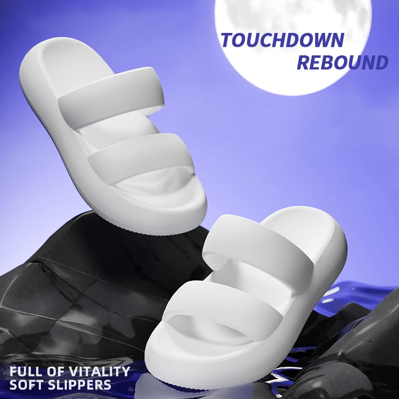 Summer Women Beach Slippers Fashion Solid Color Sandals Outdoor Indoor Non Slip New Designer Ladies Slides Platform Shoes