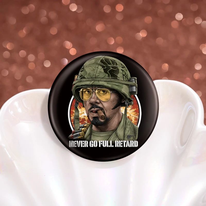 Никогда Не Иди Полный Отсталый Мягкая Кнопка Булавка Креативный Рыцарь Солдат