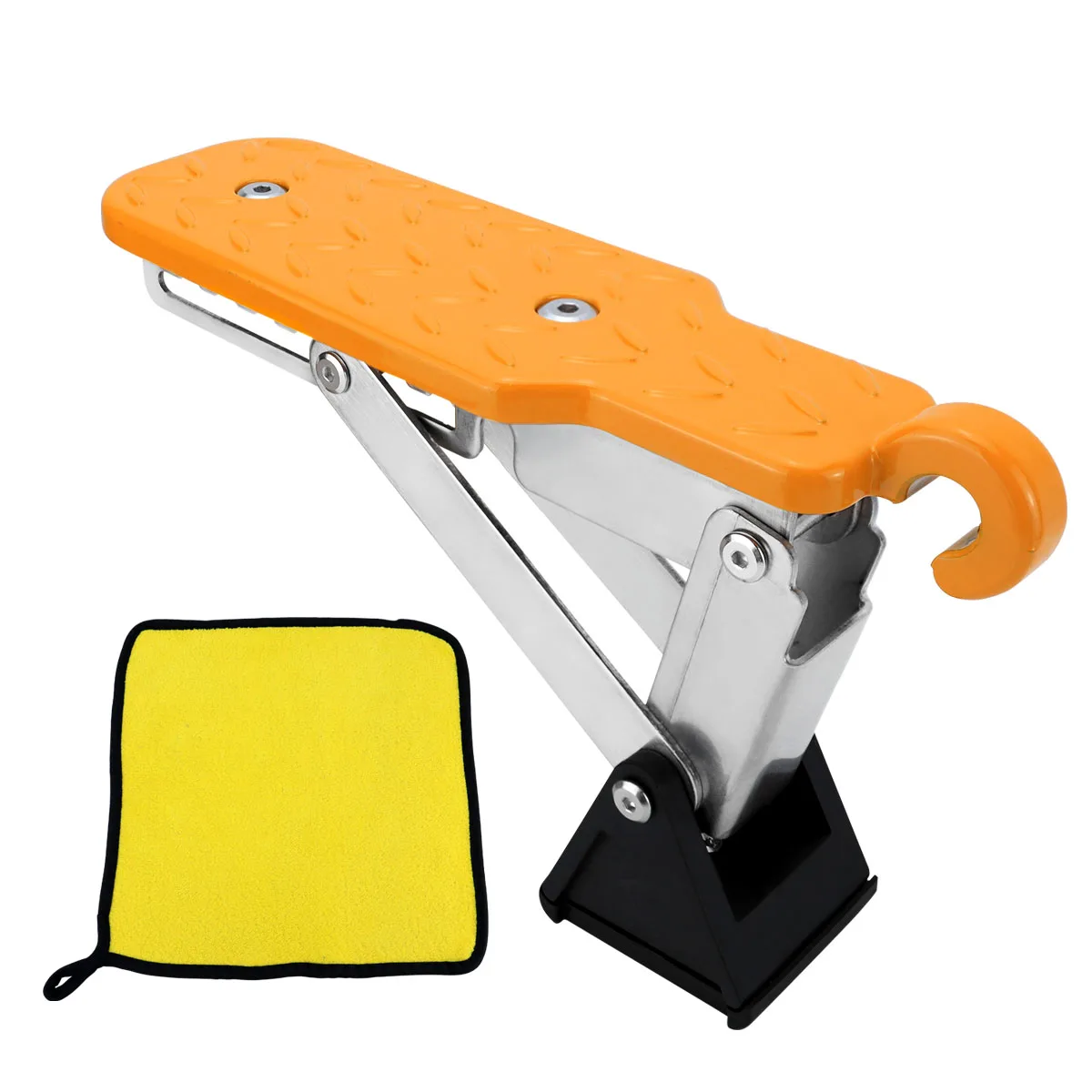 

Универсальная подставка для двери автомобиля, подставка для обеих ног, педаль, лестница, доступ к крышу автомобиля, ступенчатый крючок, 7-ступенчатая регулируемая передача, доступ к даху, автомобили, внедорожники