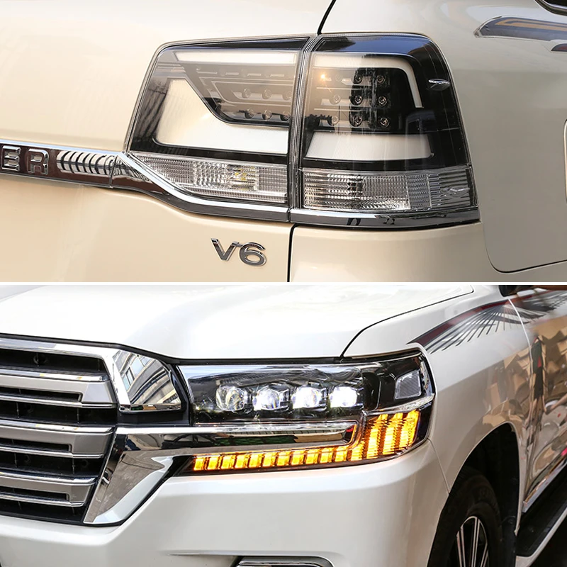 2016-2021 Toyota Land Cruiser 200 LC200 Передняя и задняя фары в сборе Внешнее украшение