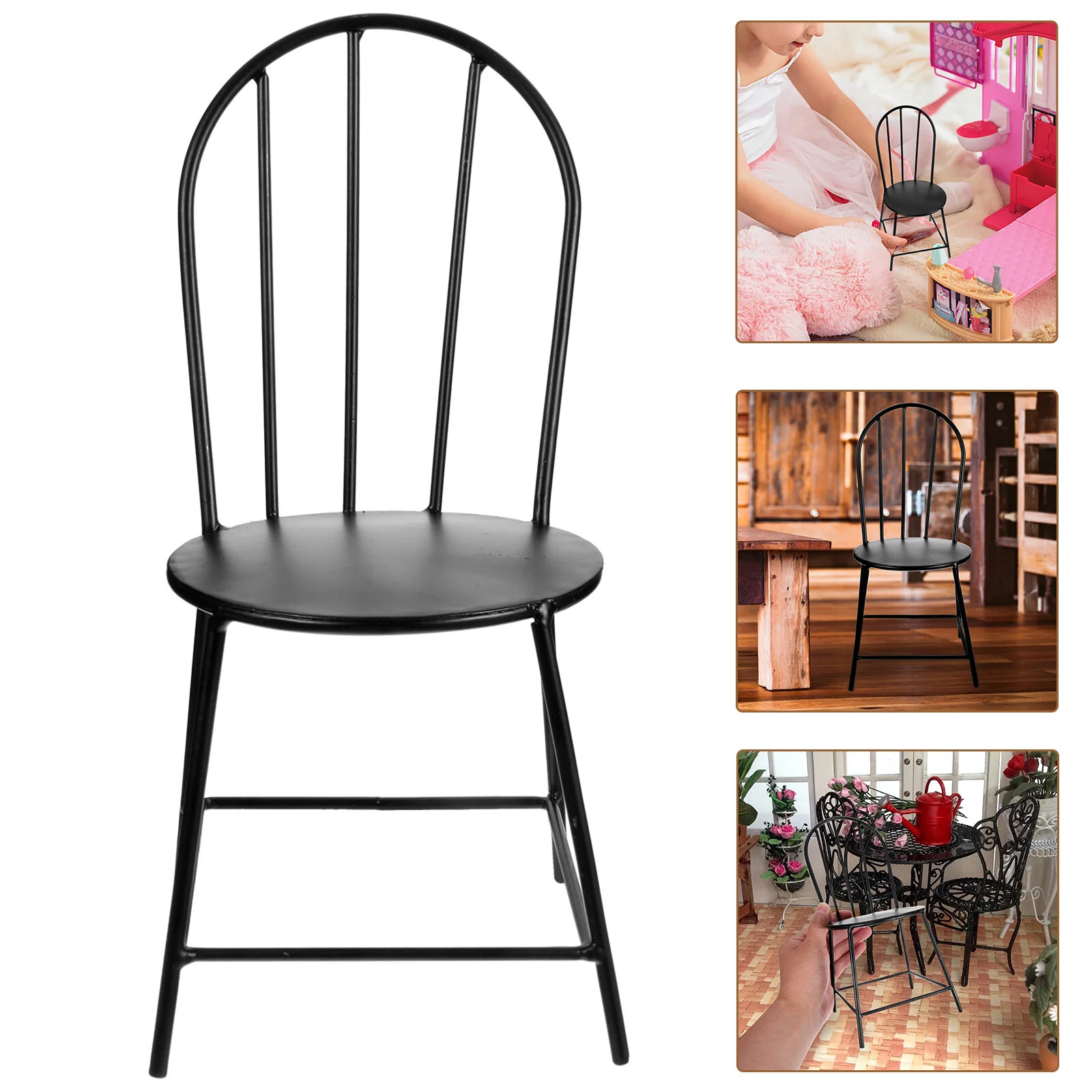S Tiny Wrought Iron House Decorations Miniature Bedroom Furniture Accessories For Toy