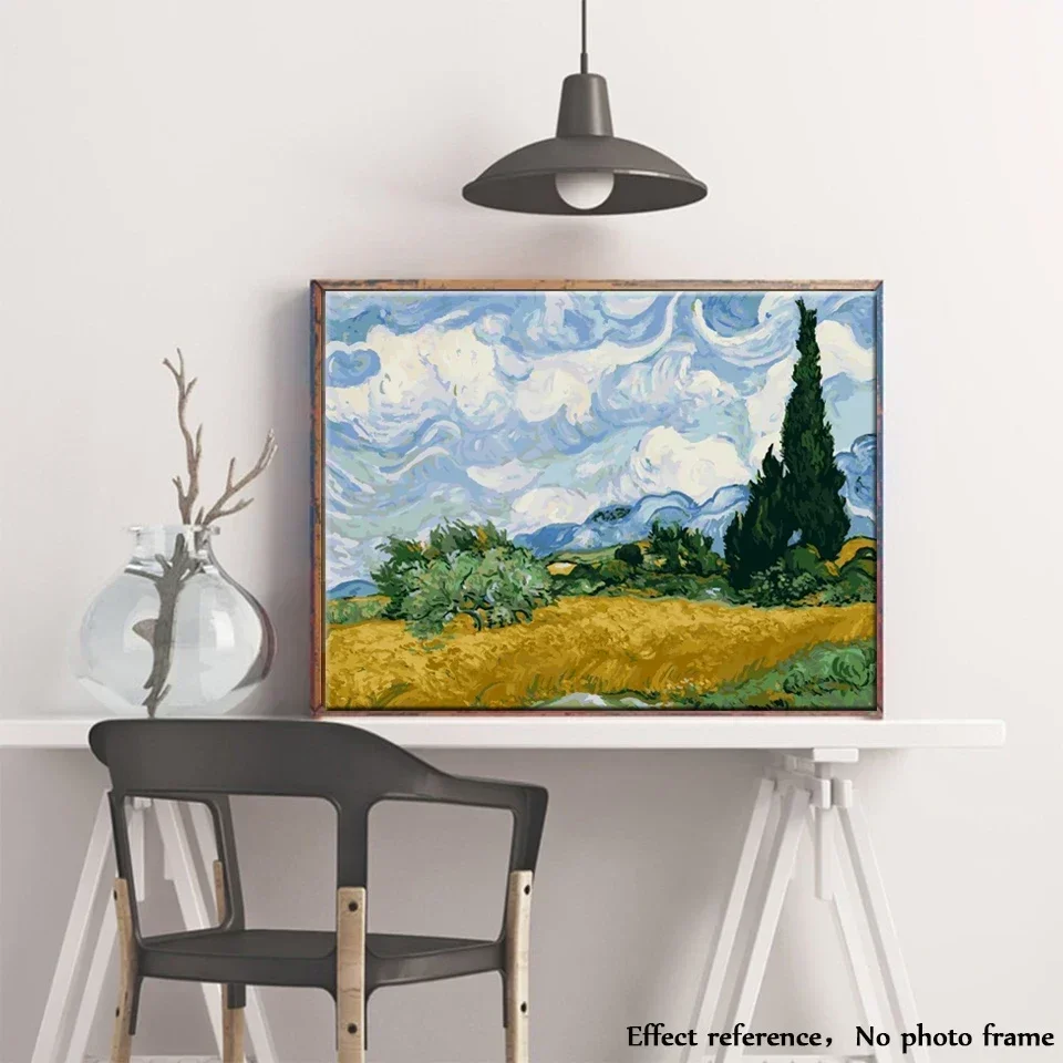 473320 Краска по номерам для взрослых и детей сделай сам ручная роспись маслом