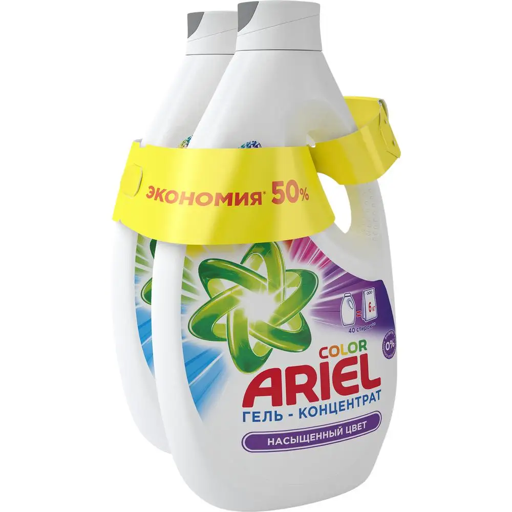 Гель для стирки Ariel Color 80 стирок 2 6+2 6 л. |