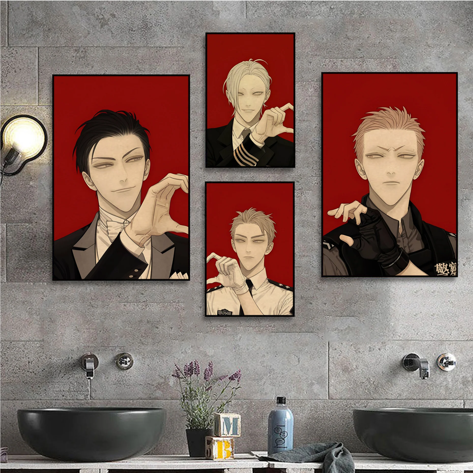 

19 Days Anime Posters Kraft Paper Prints And Posters Posters Wall Stickers