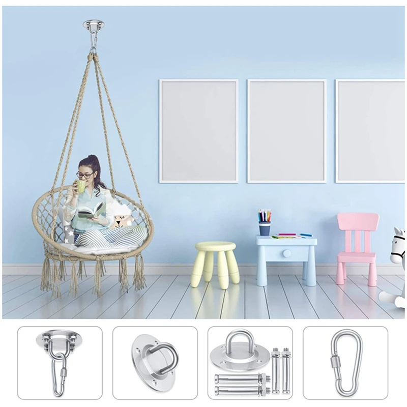 1 комплект кронштейн для гамака подвесной диск йоги пружинный стул аксессуары